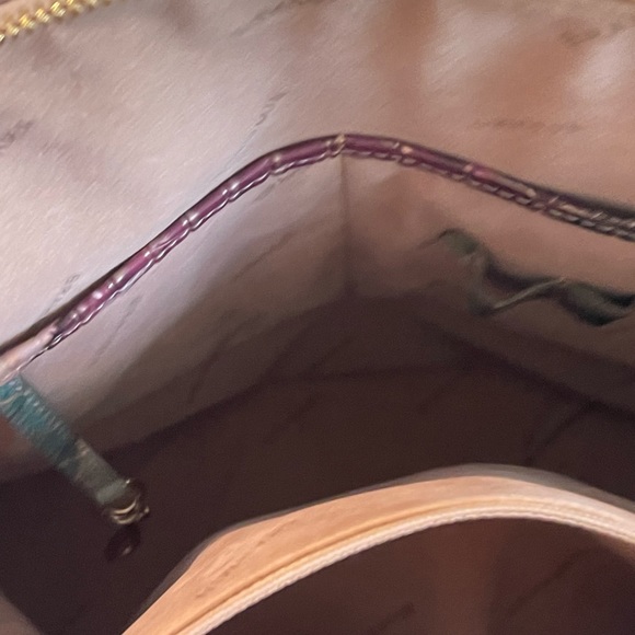 Brahmin Embossed Leather Multi Pastel Colored Handbag - Picture 11 of 16